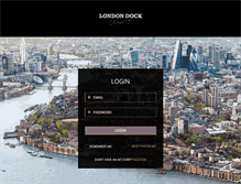 Tablet Screenshot of mylondondock.com